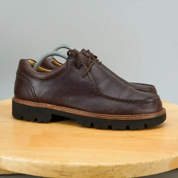Samuel Hubbard Great North Mens Size 8.5 Shoes Brown Leather Lace-Up Oxford - Picture 1 of 8